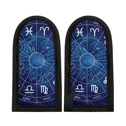 Zodiac Signs Wheel Print Skillet Handle Cover