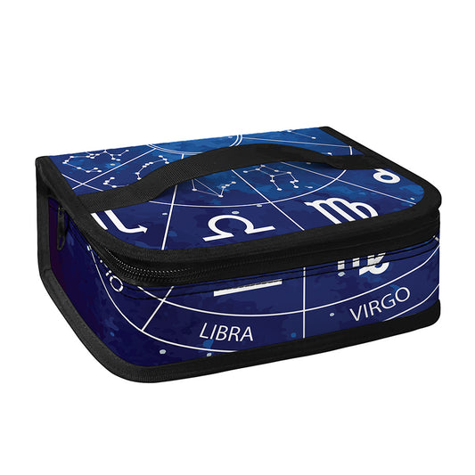 Zodiac Signs Wheel Print Small Lunch Bag