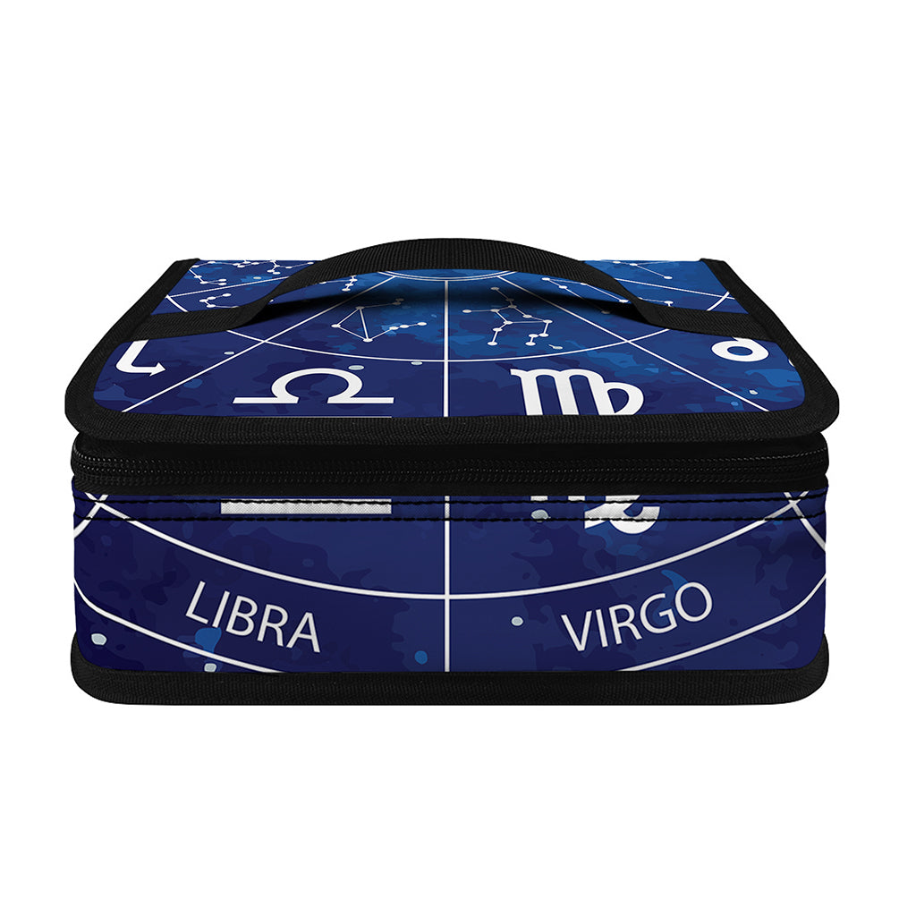 Zodiac Signs Wheel Print Small Lunch Bag
