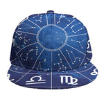 Zodiac Signs Wheel Print Snapback Cap