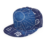 Zodiac Signs Wheel Print Snapback Cap