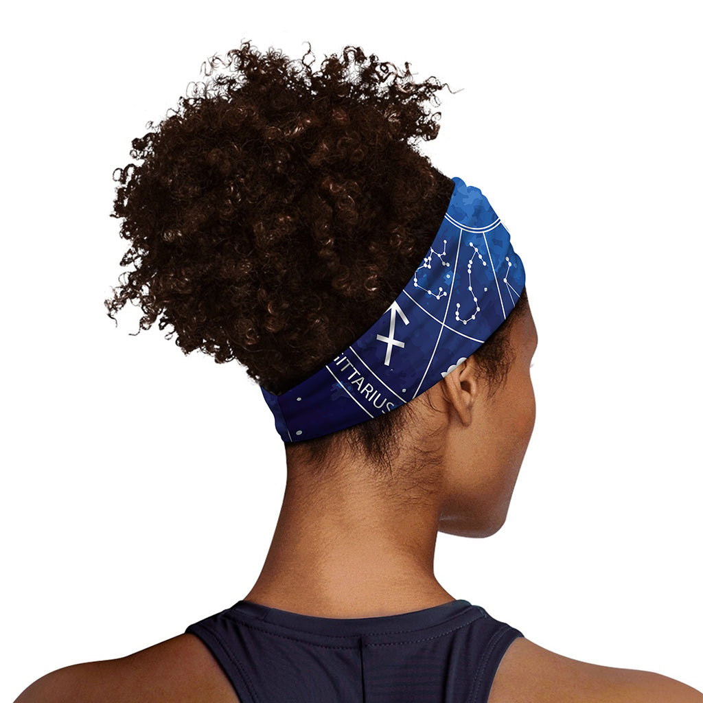 Zodiac Signs Wheel Print Sports Headband