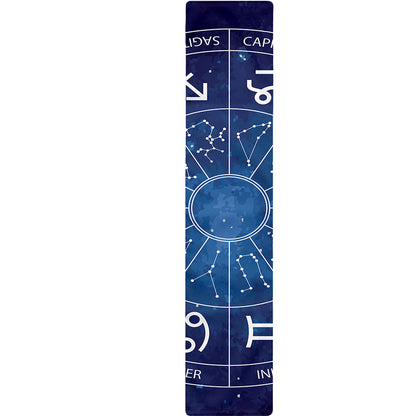 Zodiac Signs Wheel Print Table Runner