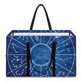 Zodiac Signs Wheel Print Utility Tote Bag