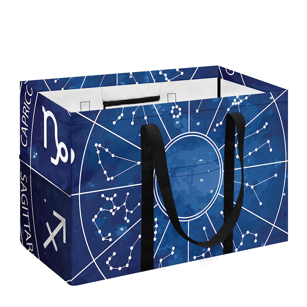 Zodiac Signs Wheel Print Utility Tote Bag