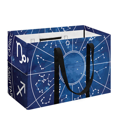 Zodiac Signs Wheel Print Utility Tote Bag