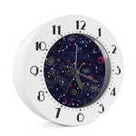 Zodiac Star Signs Galaxy Space Print Alarm Clock