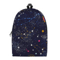 Zodiac Star Signs Galaxy Space Print School Backpack