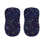 Zodiac Star Signs Galaxy Space Print Bar Stool Covers
