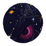Zodiac Star Signs Galaxy Space Print Basketball