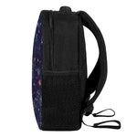 Zodiac Star Signs Galaxy Space Print Casual Backpack