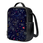 Zodiac Star Signs Galaxy Space Print Crossbody Lunch Bag
