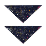 Zodiac Star Signs Galaxy Space Print Dog Bandana