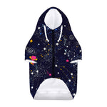 Zodiac Star Signs Galaxy Space Print Dog Zip Up Hoodie