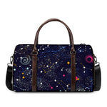 Zodiac Star Signs Galaxy Space Print Duffle Bag