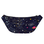 Zodiac Star Signs Galaxy Space Print Fanny Pack
