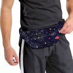 Zodiac Star Signs Galaxy Space Print Fanny Pack