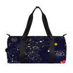 Zodiac Star Signs Galaxy Space Print Gym Bag