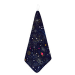 Zodiac Star Signs Galaxy Space Print Hand Towel