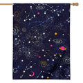 Zodiac Star Signs Galaxy Space Print House Flag