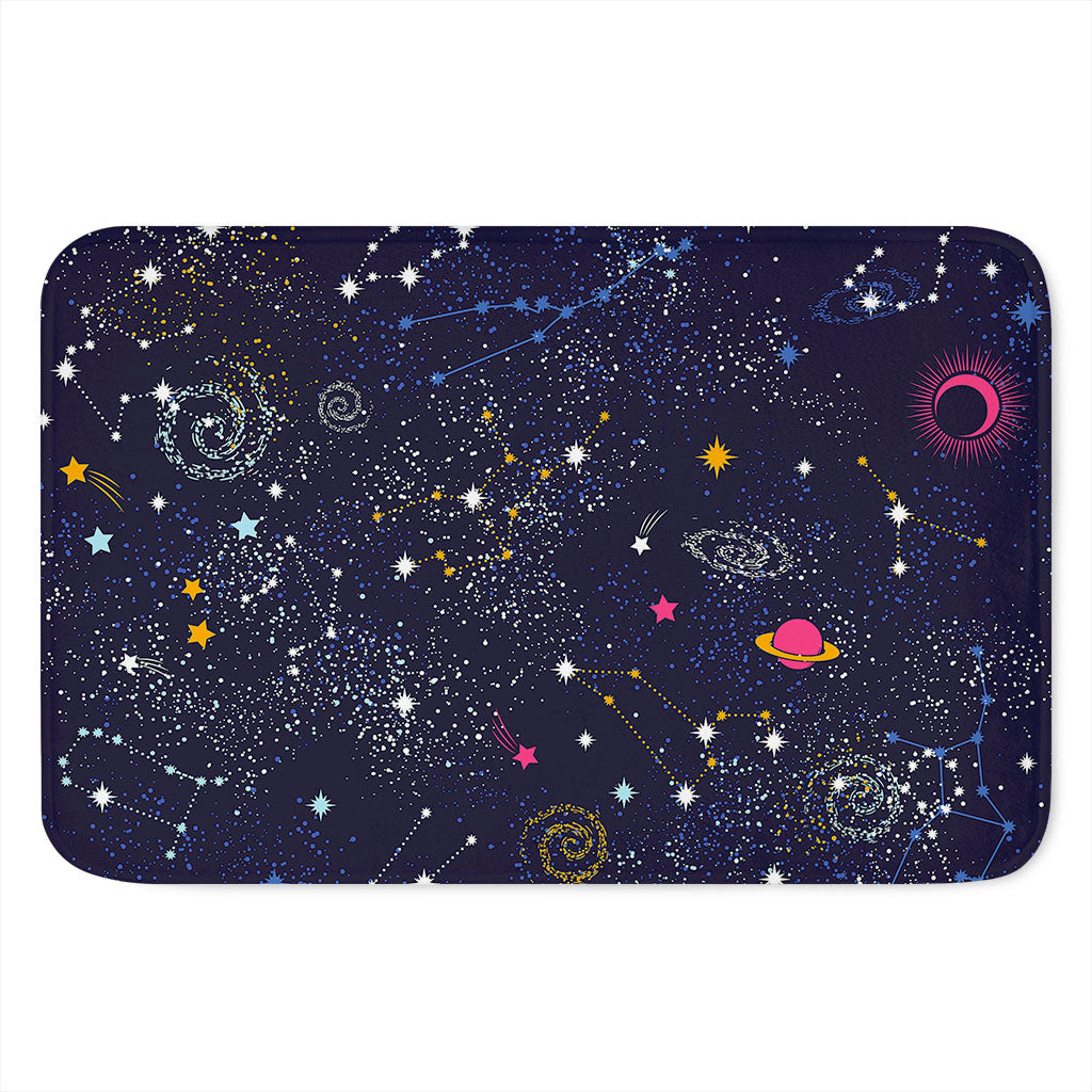Zodiac Star Signs Galaxy Space Print Indoor Door Mat