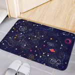 Zodiac Star Signs Galaxy Space Print Indoor Door Mat
