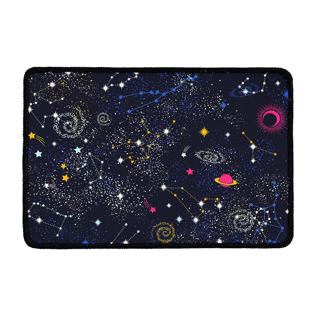 Zodiac Star Signs Galaxy Space Print Kitchen Mat