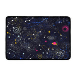 Zodiac Star Signs Galaxy Space Print Kitchen Mat