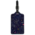 Zodiac Star Signs Galaxy Space Print Luggage Tag