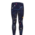 Zodiac Star Signs Galaxy Space Print Men's Leggings