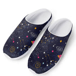 Zodiac Star Signs Galaxy Space Print Mesh Casual Shoes