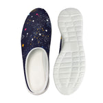 Zodiac Star Signs Galaxy Space Print Mesh Casual Shoes