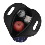 Zodiac Star Signs Galaxy Space Print Neoprene Lunch Bag