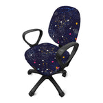 Zodiac Star Signs Galaxy Space Print Office Chair Cover