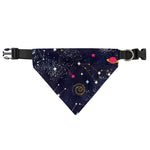 Zodiac Star Signs Galaxy Space Print Over The Collar Dog Bandana