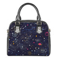 Zodiac Star Signs Galaxy Space Print Shoulder Handbag