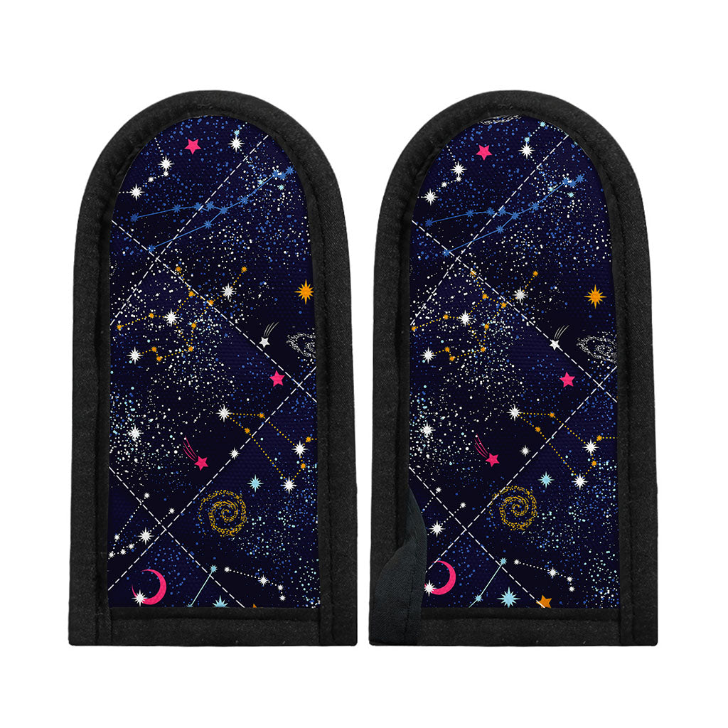 Zodiac Star Signs Galaxy Space Print Skillet Handle Cover