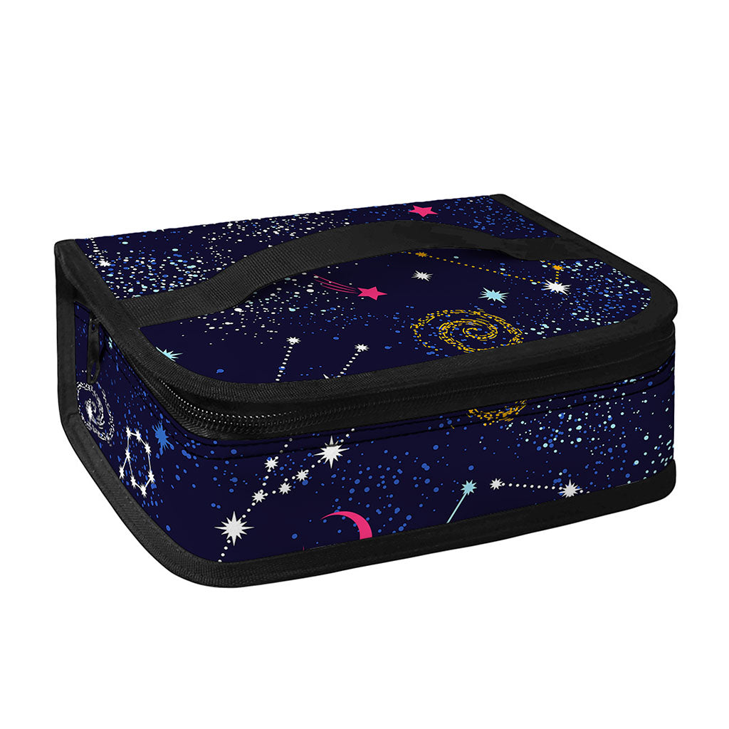 Zodiac Star Signs Galaxy Space Print Small Lunch Bag