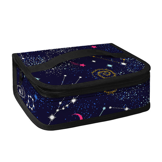Zodiac Star Signs Galaxy Space Print Small Lunch Bag