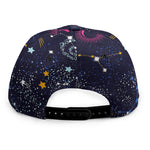 Zodiac Star Signs Galaxy Space Print Snapback Cap