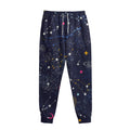 Zodiac Star Signs Galaxy Space Print Sweatpants