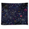 Zodiac Star Signs Galaxy Space Print Tapestry