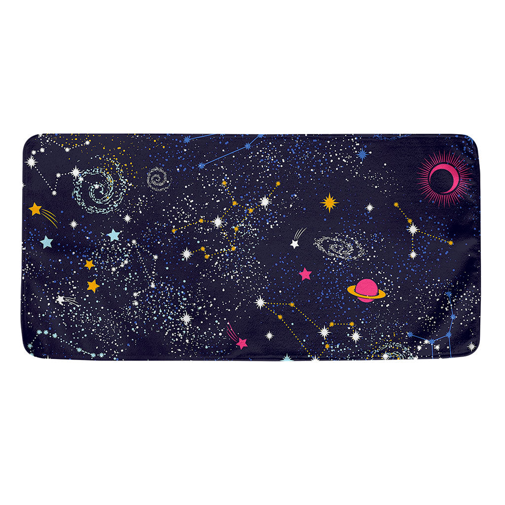 Zodiac Star Signs Galaxy Space Print Towel