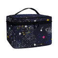 Zodiac Star Signs Galaxy Space Print Travel Makeup Bag