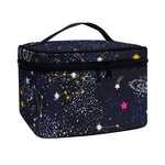 Zodiac Star Signs Galaxy Space Print Travel Makeup Bag