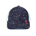 Zodiac Star Signs Galaxy Space Print White Mesh Trucker Hat