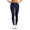 Zodiac Star Signs Galaxy Space Print Women's Leggings