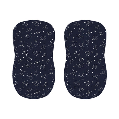 Zodiac Star Signs Pattern Print Bar Stool Covers