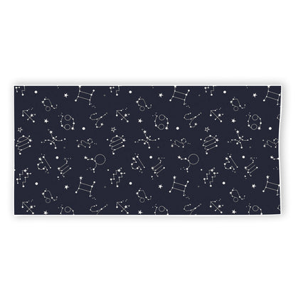 Zodiac Star Signs Pattern Print Beach Towel