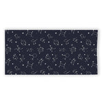 Zodiac Star Signs Pattern Print Beach Towel